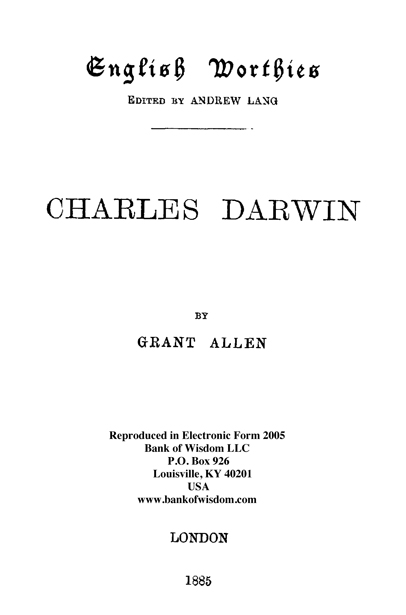 Charles Darwin